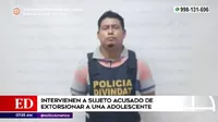 Villa El Salvador: Capturan a hombre que extorsionaba a adolescentes en redes sociales