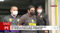 Villa El Salvador: Detienen a hombre con armas de guerra y granadas