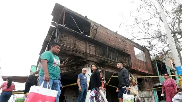 Zona de tragedia en Villa El Salvador. Foto referencial: Andina