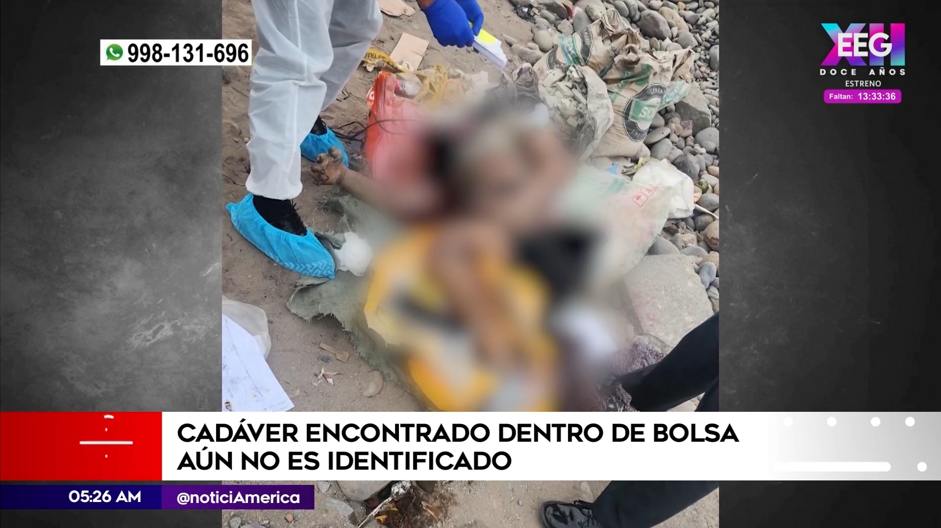 Hallan cadáver en Villa El Salvador. Foto: América Noticias