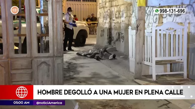 Villa El Salvador: Hombre degolló a mujer en plena calle