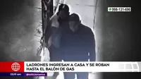 Villa El Salvador: Ladrones ingresan a casa y se roban hasta el balón de gas