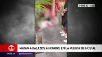 Villa El Salvador: Mataron a balazos a hombre en la puerta de hostal