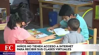 Villa El Salvador: Niños no tienen acceso a internet para recibir clases virtuales