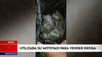 Villa El Salvador: Utilizaba su mototaxi para vender droga