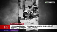 Villa El Salvador: Vecinos atraparon y golpearon a sujeto que intentó asaltar a mujer
