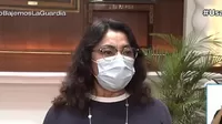 Violeta Bermúdez: "Ninguna persona vacunada de manera irregular puede continuar"