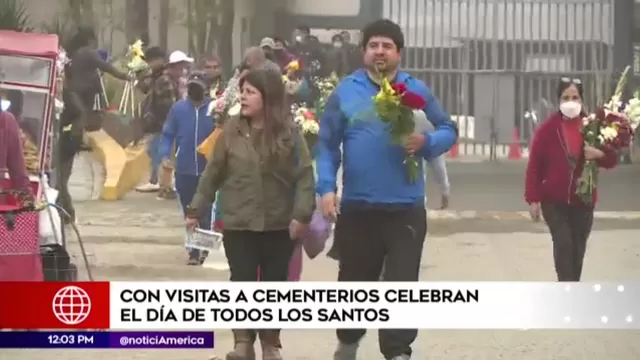 Con visitas a cementerios celebran el Día de Todos los Santos