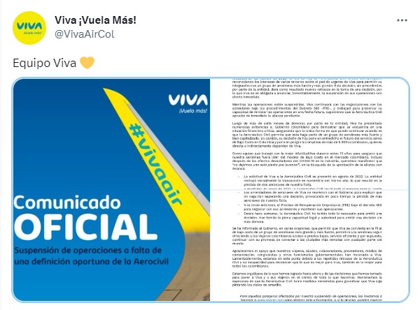 Viva Air: Aerolínea anunció suspensión de vuelos y peruanos se encuentran varados en Colombia