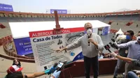 Vizcarra respalda medida de Muñoz de albergar a indigentes en Acho