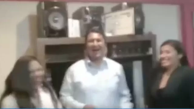 Cerrón aparece celebrando en video compartido en redes sociales