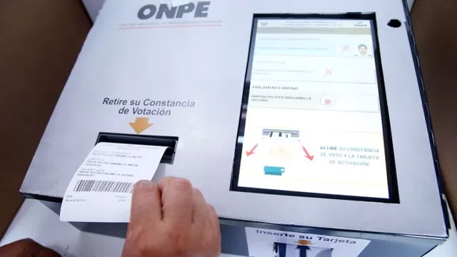   Representante de la ONPE indicó que la plataforma digital cuenta con una permanente fiscalización / Foto: Andina
