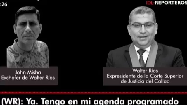 Walter Ríos: nuevos audios revelan que se reunió con el empresario Óscar Peña
