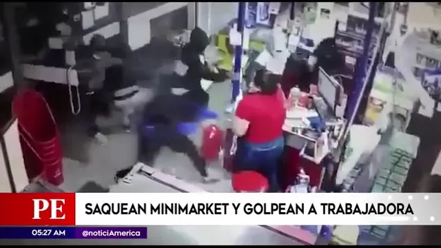 SJL: Turba saquea minimarket y golpea a trabajadora 