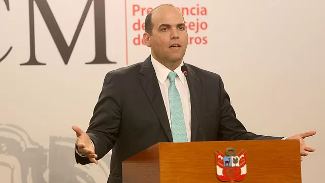 Ministro Fernando Zavala. Foto: PCM