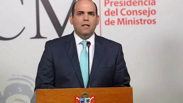 Fernando Zavala es jefe del Gabinete Ministerial / Foto: PCM