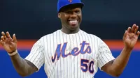 50 Cent hizo el ridículo en lanzamiento de béisbol