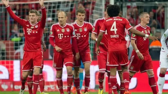 Bayern goleó y jugará la final de la Copa de Alemania ante el Dortmund