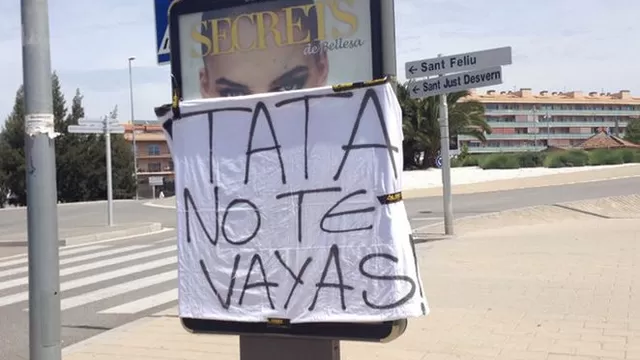 Hinchas del Barcelona le piden al 'Tata' Martino que no se vaya