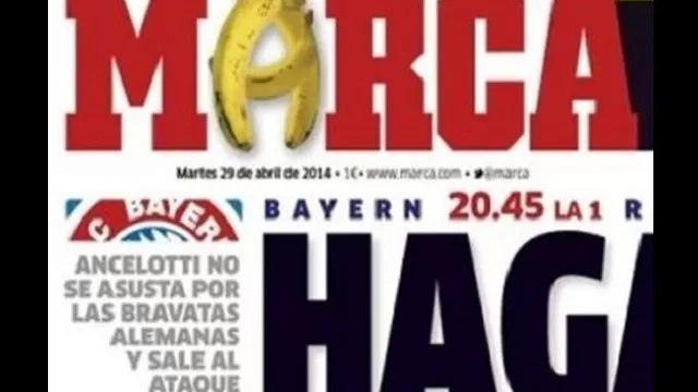 Marca y La Gazzetta dello Sport colocaron plátanos en portadas en apoyo a Dani Alves