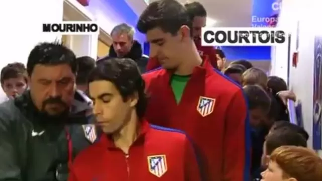 Video captó momento en que Mourinho ignoró y no saludó a Thibaut Courtois