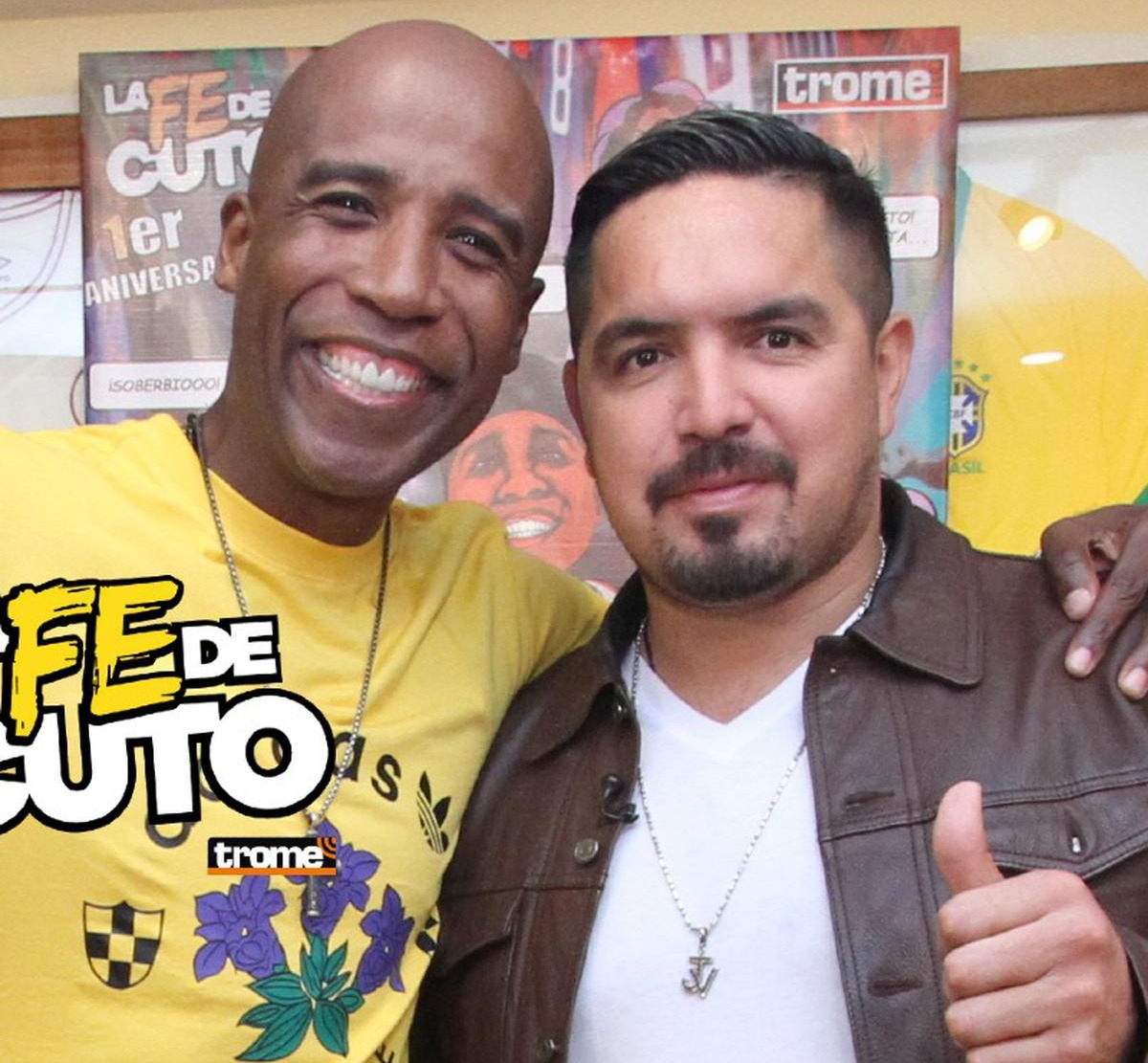 Cuto Guadalupe y Juan Manuel Vargas han sido amigos durante 20 años / Foto: Trome