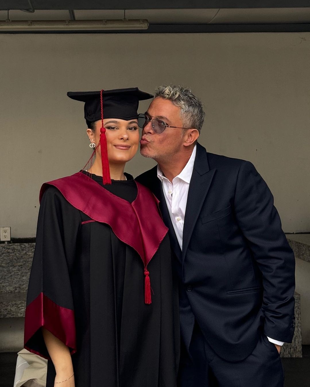 Alejandro Sanz compartió el emotivo momento que vivió en la graduación de su hija Manuela/Foto: Instagram