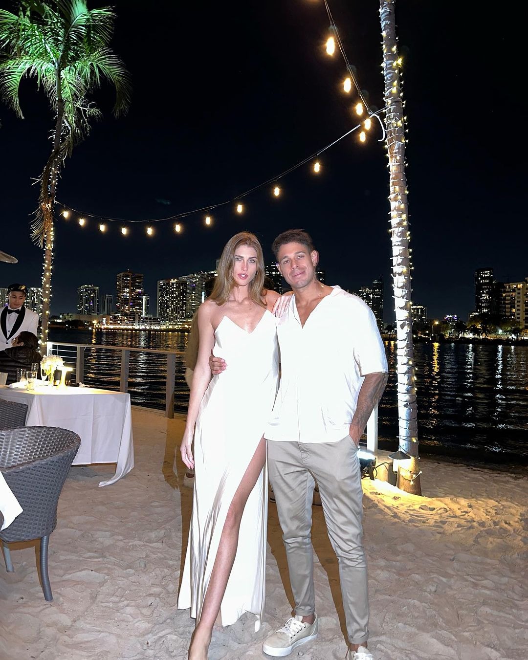 Alessia Rovegno y Hugo García celebraron juntos Año Nuevo. Fuente: Instagram