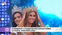 Alessia Rovegno: Guerreros y Combatientes opinaron sobre la nueva Miss Perú 2022