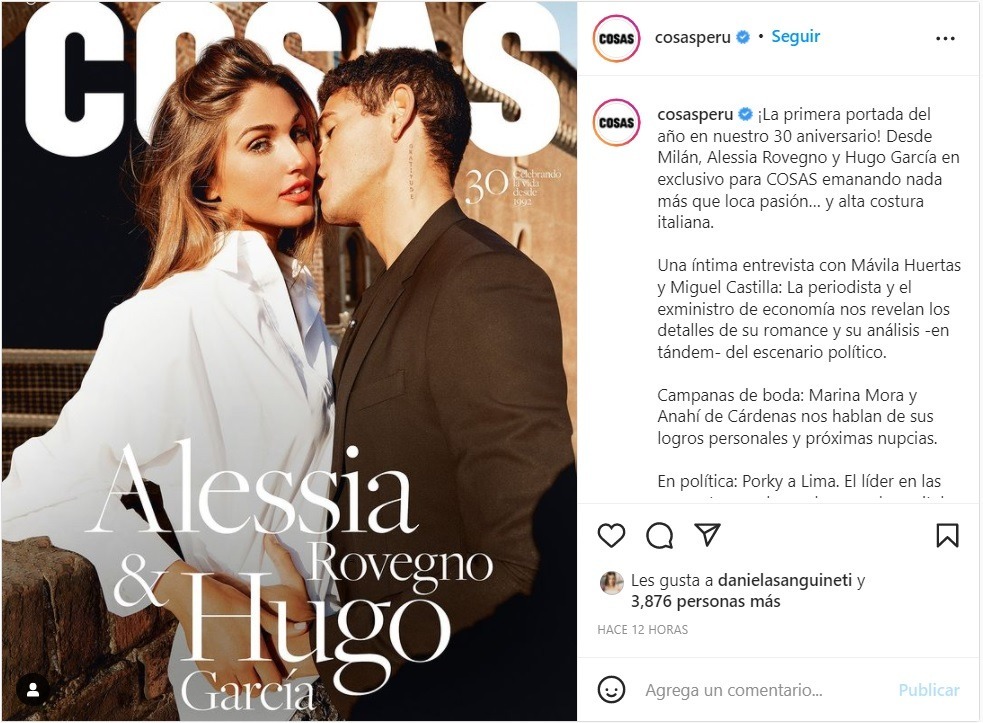 Alessia Rovegno se burla de Hugo García por su miedo a las agujas mientras lo vacunan