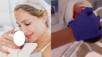 Ana Paula Consorte compartió tierno video del primer baño de su bebé con Paolo Guerrero