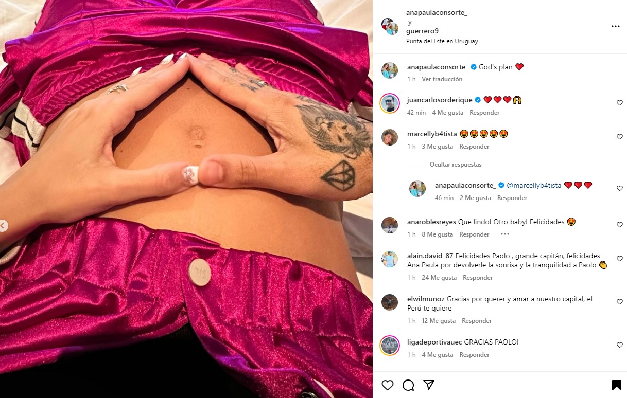 Ana Paula Consorte y Paolo Guerrero dieron un anuncio importante. Foto: Instagram