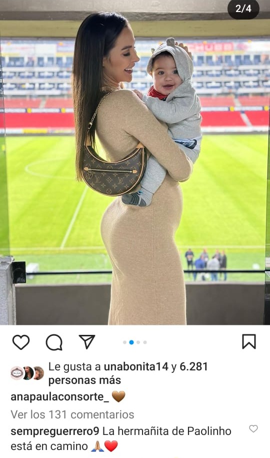 Ana Paula Consorte muestra su barriguita de embarazo/Foto: Instagram