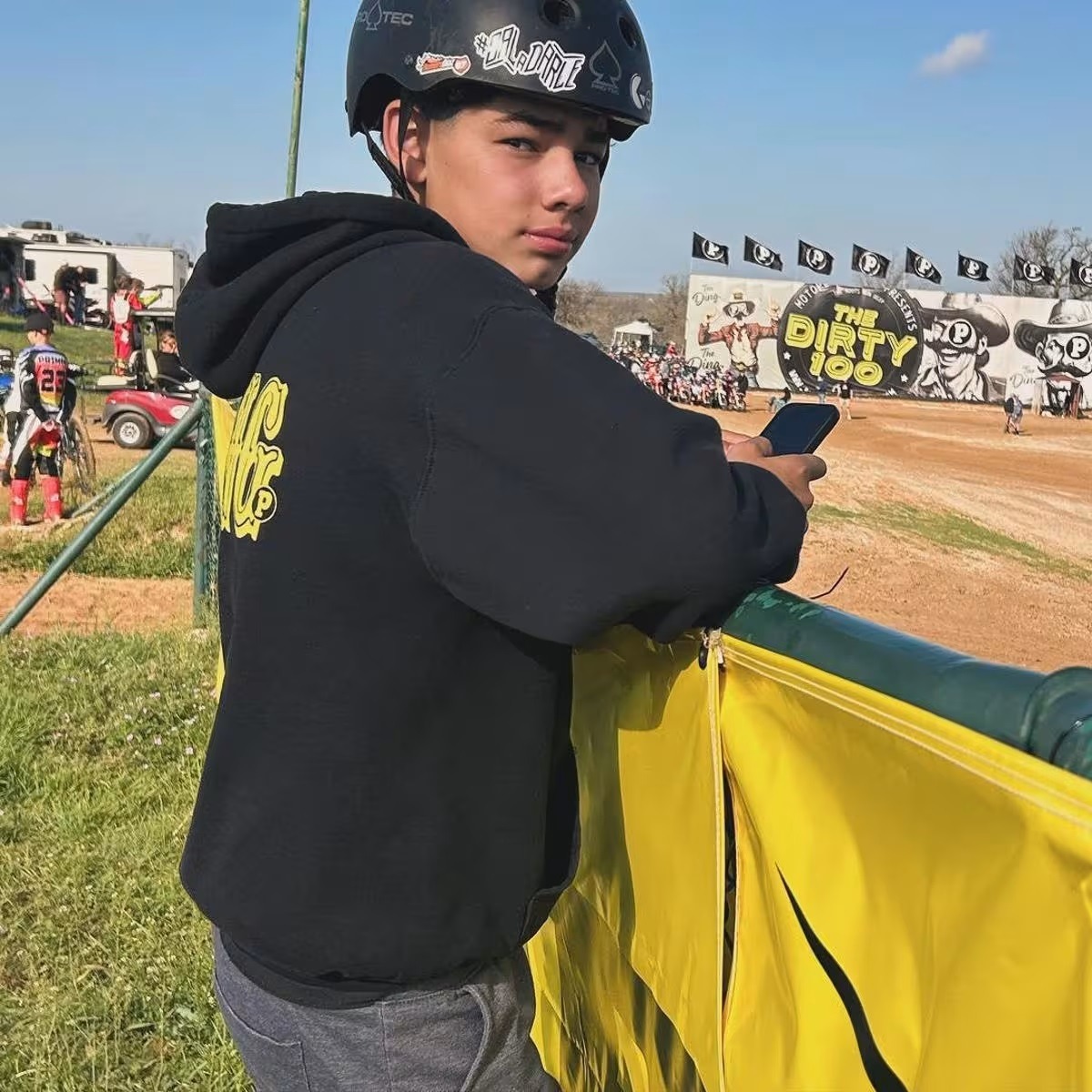 Mateo, de 14 años, falleció tras sufrir un accidente en motocicleta. fuente: Instagram