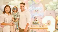 Andrea San Martín y Juan Víctor Sánchez festejaron así el cumpleaños de su hija 