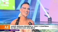 Angie Arizaga: "Jota es una persona increíble, estoy feliz y se nota"