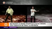 Bad Bunny rinde homenaje a Elvis Crespo con videoclip de tema La neverita