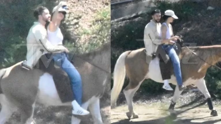 ad Bunny y Kendall Jenner tuvieron una cita a caballo en abril 2024. Fuente: TMZ