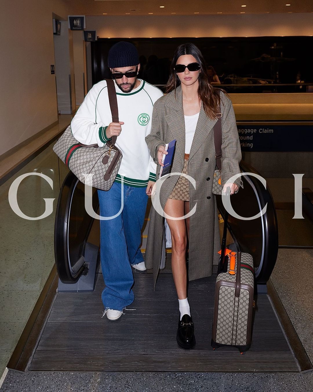 Bad Bunny y Kendalla Jenner se lucen enamorados en campaña publicitaria ¿Confirman romance?