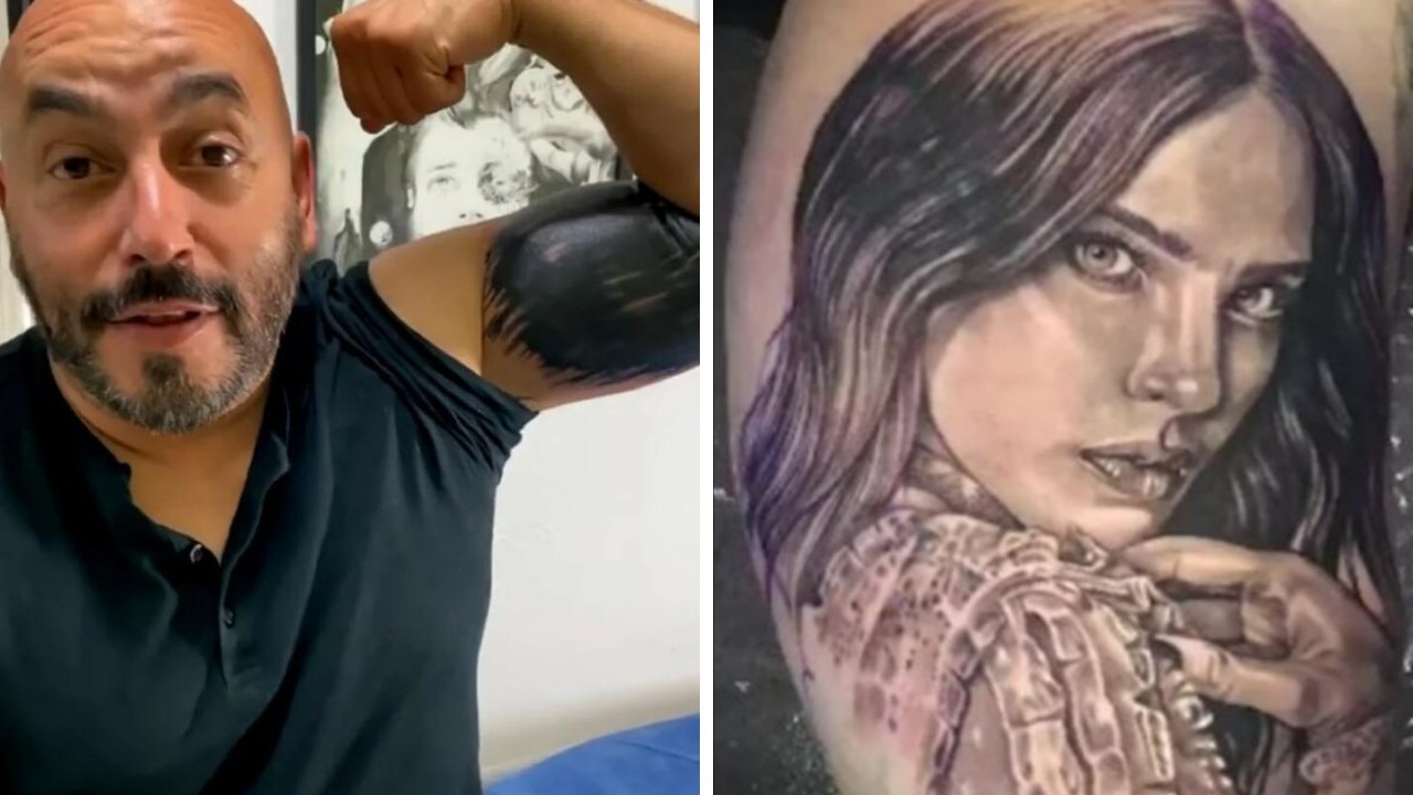 Lupillo Rivera se borró el tatuaje que se hizo de Belinda en el brazo. Fuente: Instagram
