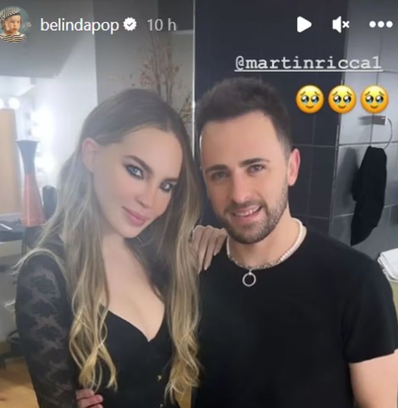 Belinda y su reencuentro con Martín Ricca en Guadalajara / Instagram