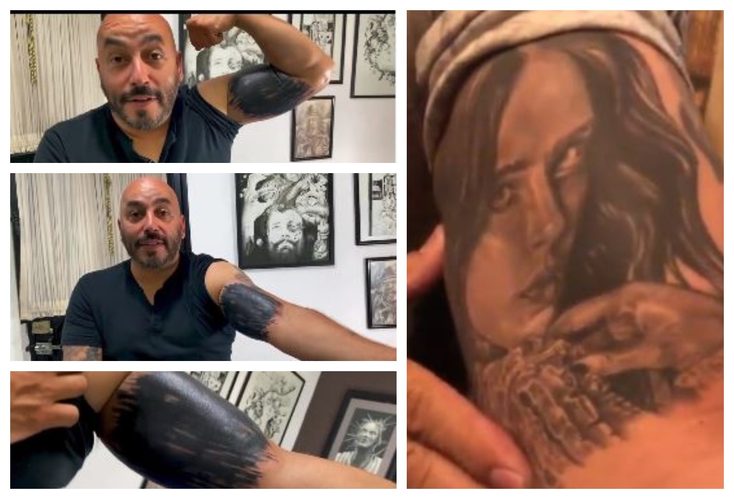 Lupillo Rivera se borró tatuaje de Belinda en su brazo.