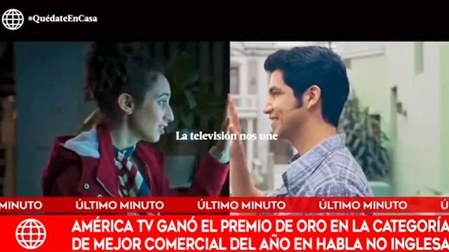 Beto y Elena: América TV ganó premio de oro a mejor comercial en habla no inglesa