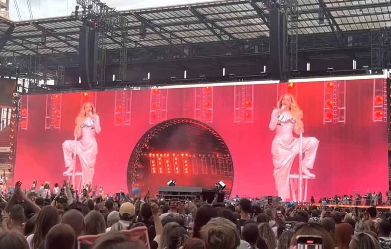 Beyoncé reveló el sexo del bebé de una fanática durante concierto en Alemania