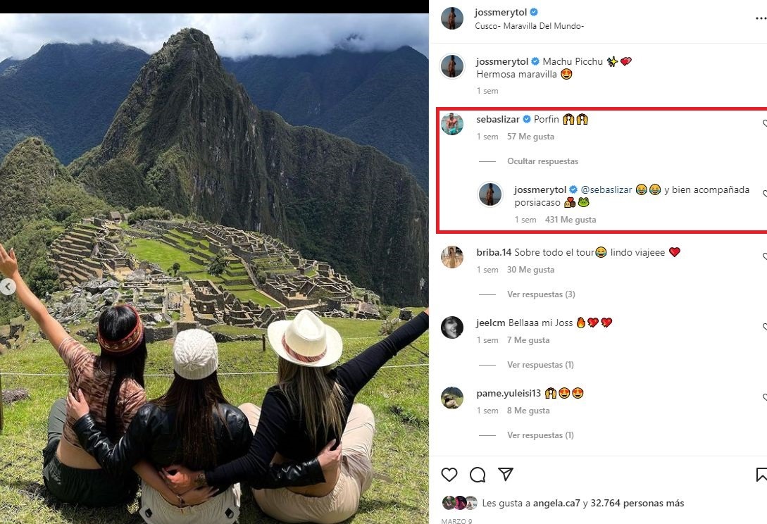 “Bien acompañada”: Así respondía Jossmery Toledo sobre su viaje a Cusco ¿Por Paolo Hurtado?