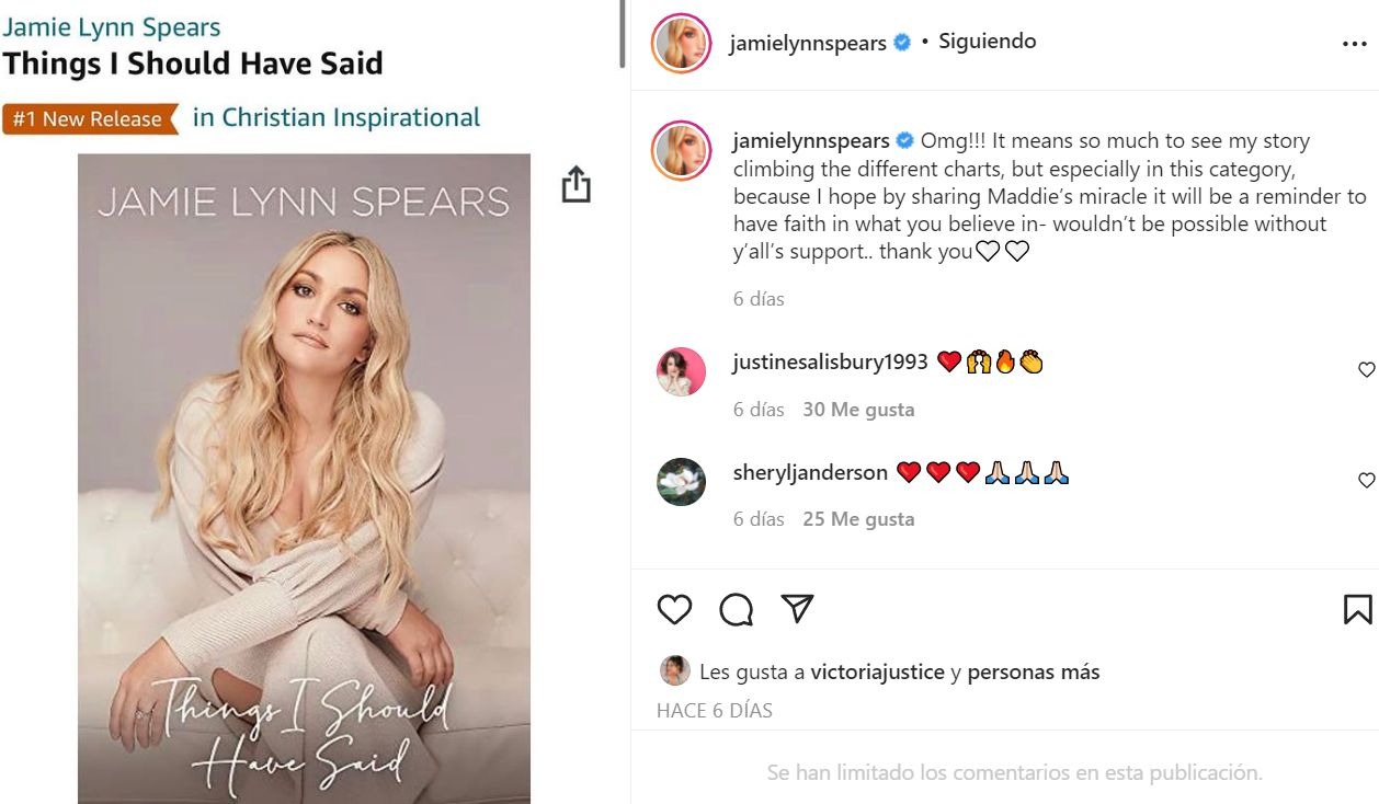 Britney Spears pide a su hermana que deje de nombrarla para vender su libro