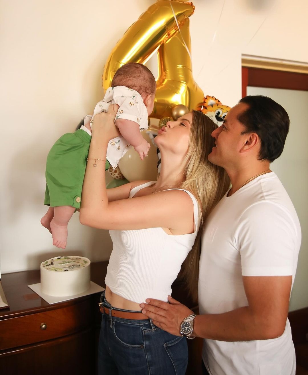 Los 4 meses del pequeño Alessio, hijo de Brunella Horna y Richard Acuña / Instagram
