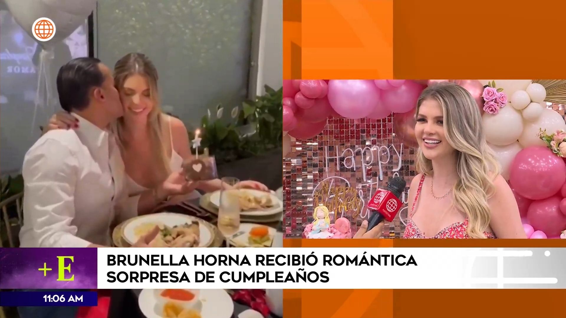Brunella Horna cumplió 27 años y fue sorprendida con romántico detalle por parte de Richard Acuña / Instagram