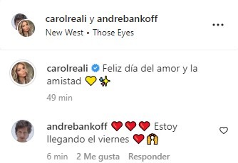 Carol Reali celebra San Valentín sola ¿Y André Bankoff?