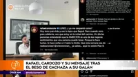 Carol Reali: ¿Rafael Cardozo envió indirecta a su ex luego de publicar video besando a su nueva pareja?